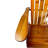 Reclining Wooden Outdoor Rocking Adirondack Chair-1043796163