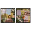 Retro Scarf Set High-Gloss Frameless Acrylic Glass Wall Art Typography and Symbols Print by Oliver Gal, Ready to Hang, 12 x 12-1925669815-2100360263