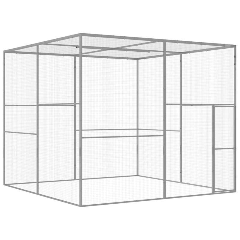 Minster 250cm H Galvanised Steel Kennel With Door