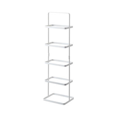 Tower Yamazaki Home Rolling Slim Bathroom Utility Cart, Storage Shelf Narrow  Organizer Rack & Reviews