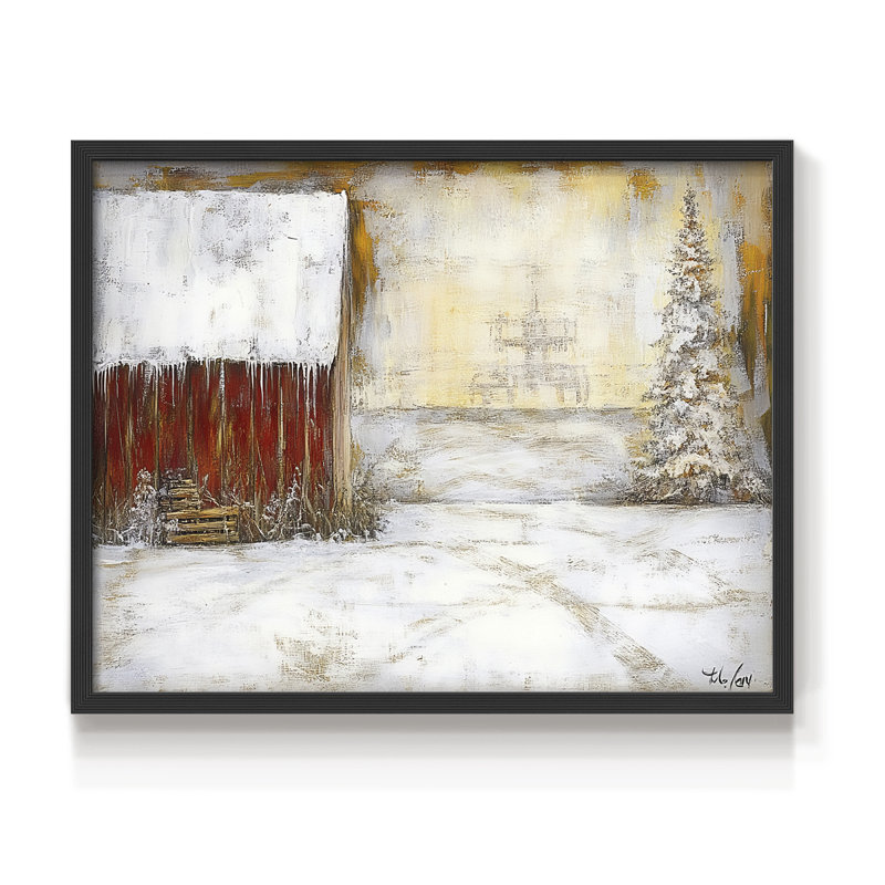 Chirstmas Art-CXXXVI -Framed Print - Restickable