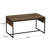 Avak Wrap Rectangular Coffee Table Wood Grain and Metal-92326342