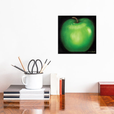 " Green Apple " by Nelly Arenas Painting Print