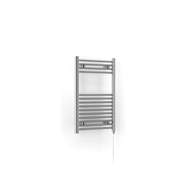 Leo (with SIM) Fixed Temperature Electric Towel Rail, 800cm x 500cm x 90cm