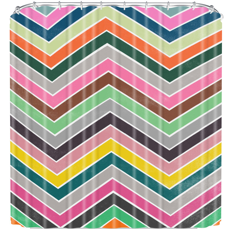 Chevron Shower Curtain