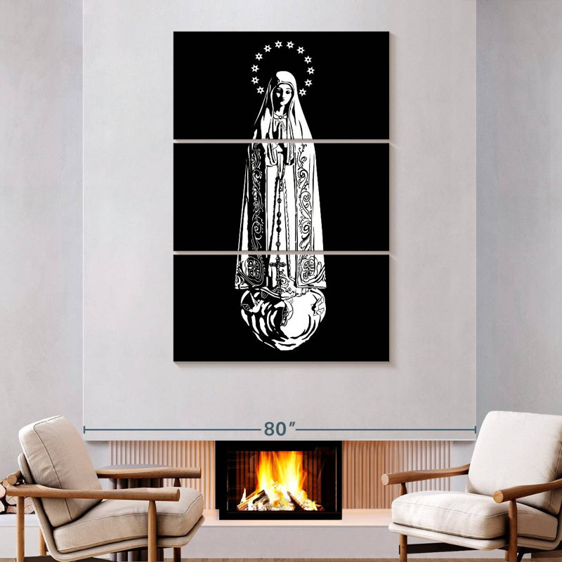 Leisha Mother Mary, H 74 po x l 48 po