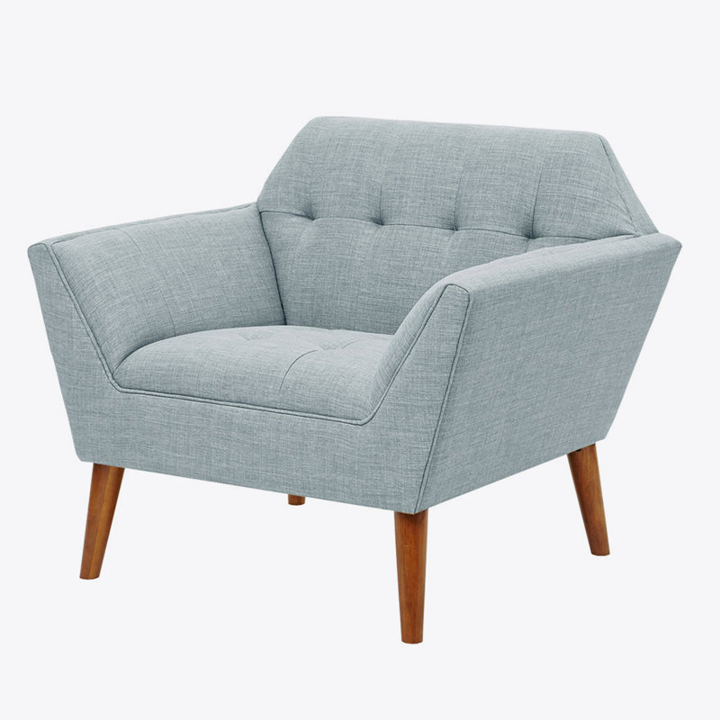 Flâneuse, Polyester bleu clair