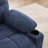 Single-Seater Chenille Fabric 360° Swivel Rocking Manual Recliner Chair with Massage & Heat, 8 Vibration Nodes, 155° Reclining, Side Pockets & Cup Holders for Living Room, Bedroom-624063300