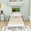 Lit escamotable en bois avec coussin-106445658-106445659