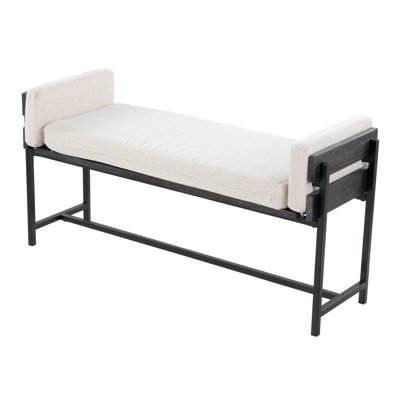 Kari Polyester Blend Upholstered Bench