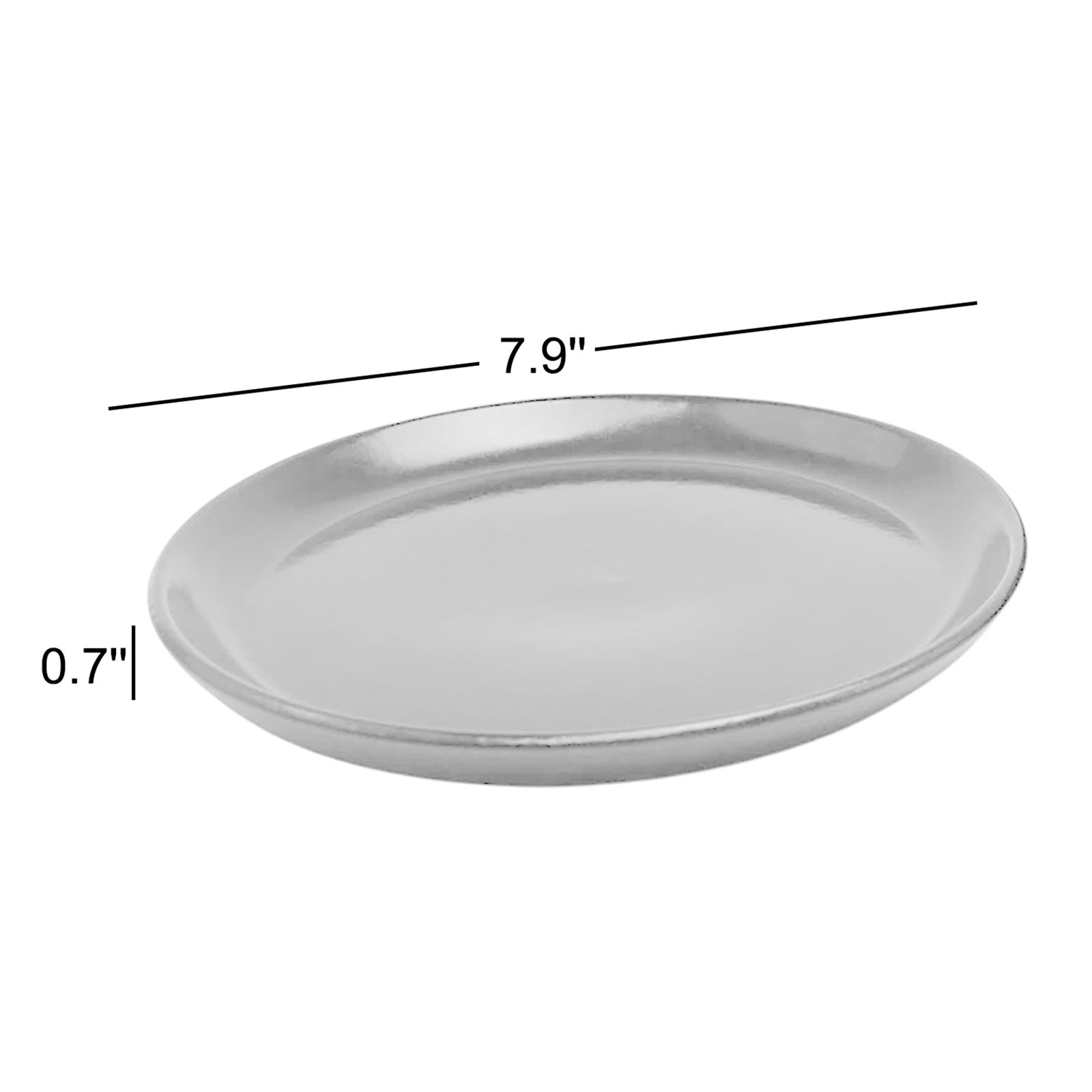 Borgen 8" Salad Plate, Chalk