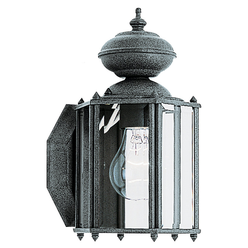 59th Street Aluminum Wall Light, Black