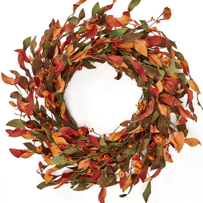 Couronne fausse citrouille 20 po