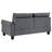 Verona Grey Loose Back Sectional Sofa