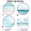 «Coastal Dreams Horizon», impression d'art mural en métal sur plage-1184892104