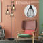 65'' Black Tree Floor Lamp