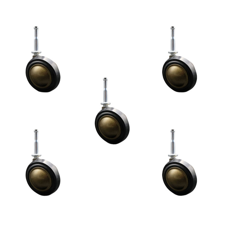 Soft Tread Ball Caster, Bright Chrome