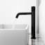 Lavabo de salle de bain rectangulaire en pierre blanche avec robinet H 12 po L 21 po x l 14 po x H 5 po Magnolia