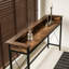 Table de canapé avec prise électrique, console