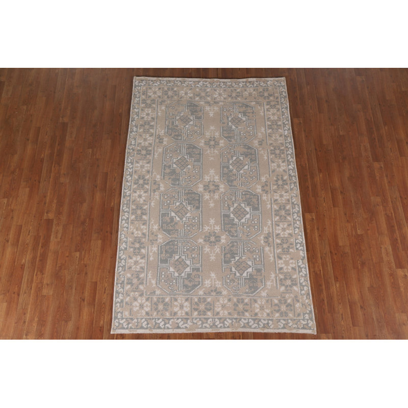 Tapis géométrique indien 5 x 8