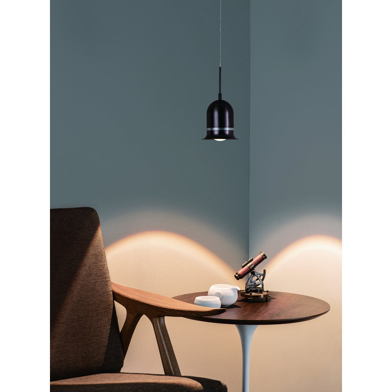 1 - Light Bronze LED Bell Pendant