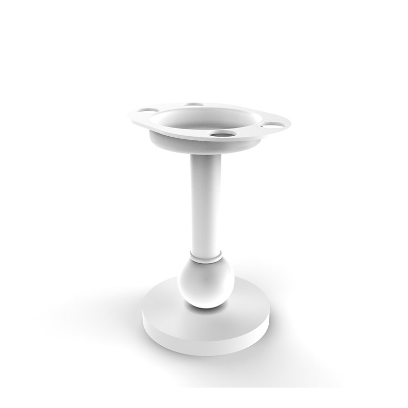 Gober Bathroom Accessory, Matte White