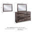 Commode double 6 tiroirs avec miroir Karmann