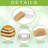 Dhara 51.4oz. Glass Food Storage Container