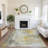 Premium Machine Washable Giacchetto AMF1840 Abstract Rug-833951349