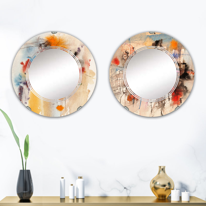 Ensemble de 2 miroirs sans cadre