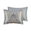 Ensemble de housse de couette en coton 5 pièces très grand gris