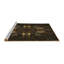 Tapis brun tissé à la machine-710212113
