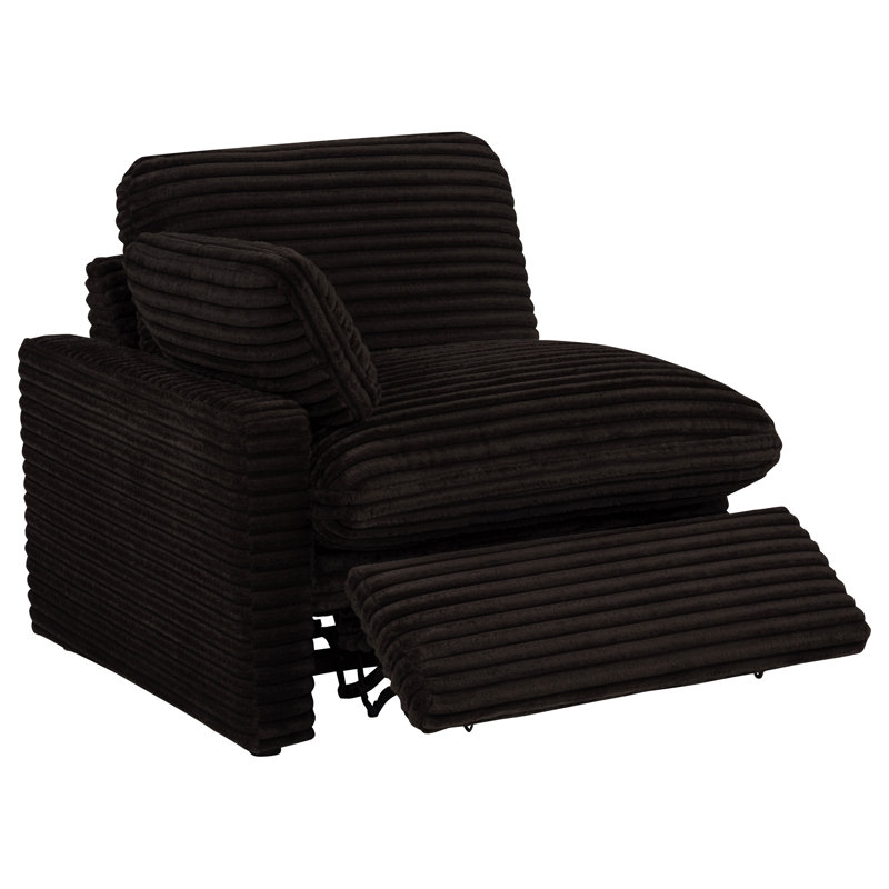 Fauteuil inclinable électrique Collins, Brun, Orienté vers la gauche