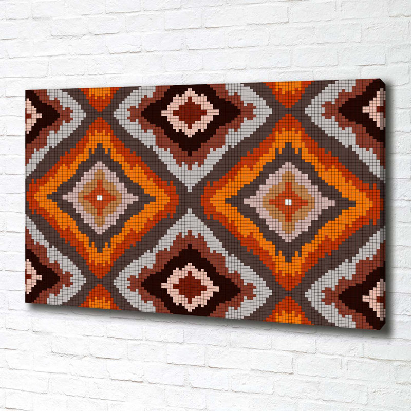 Retro Background - Wrapped Canvas Print