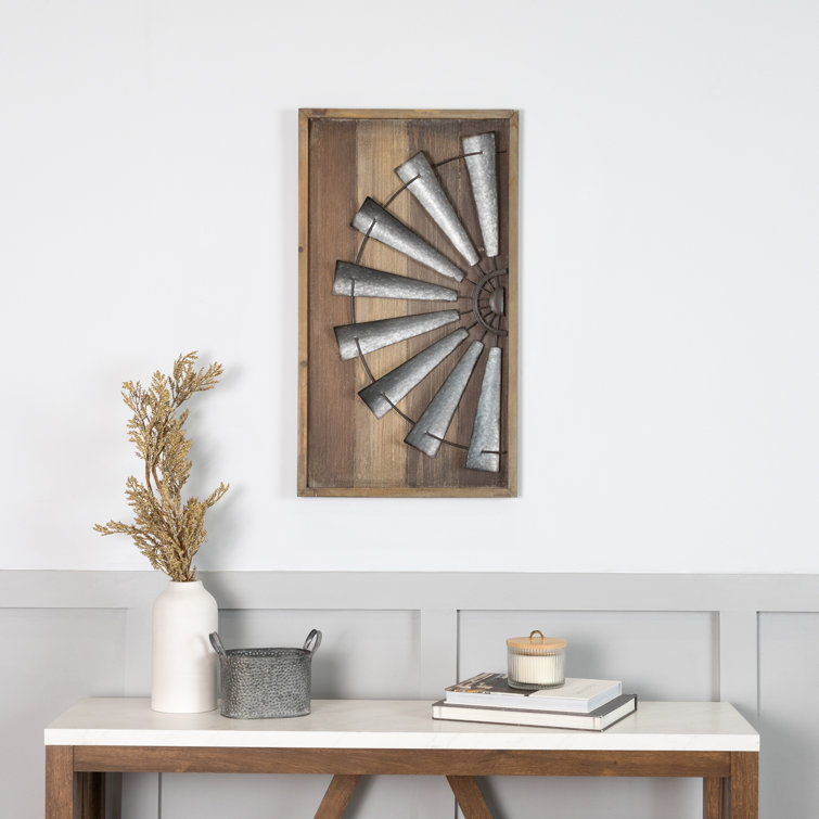 large windmill wall art