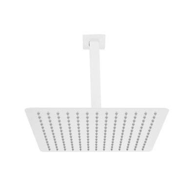 Bathroom Rainfall Shower Head - Stainless Steel, High Water Saving Self-Cleaning White , Saving,