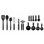 KitchenAid® Classic Tool and Gadget Set, 15-Piece, Black