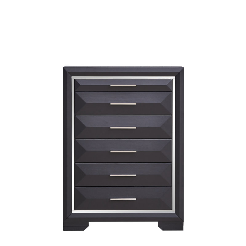 Coffre de rangement G01600-CH, noir