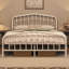 Metal Bed with Arched Headboard and Footboard-903604192-903604198