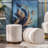Bridgewater Pouf with Wooden Base-1664625344