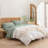 BESTOUCH Sheet Set 100% Washed Cotton Linen Feel Lightweight-115162027-115162037