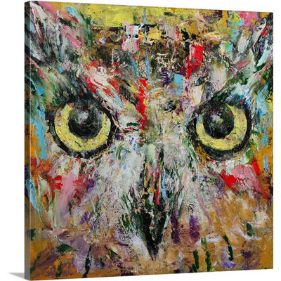 «Owl Mystic Owl» par Michael Creese, reproduction d'art sur toile
