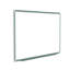 Ghent Magnetic Porcelain Whiteboard with DecoAurora Aluminum Frame-11139030-11139033