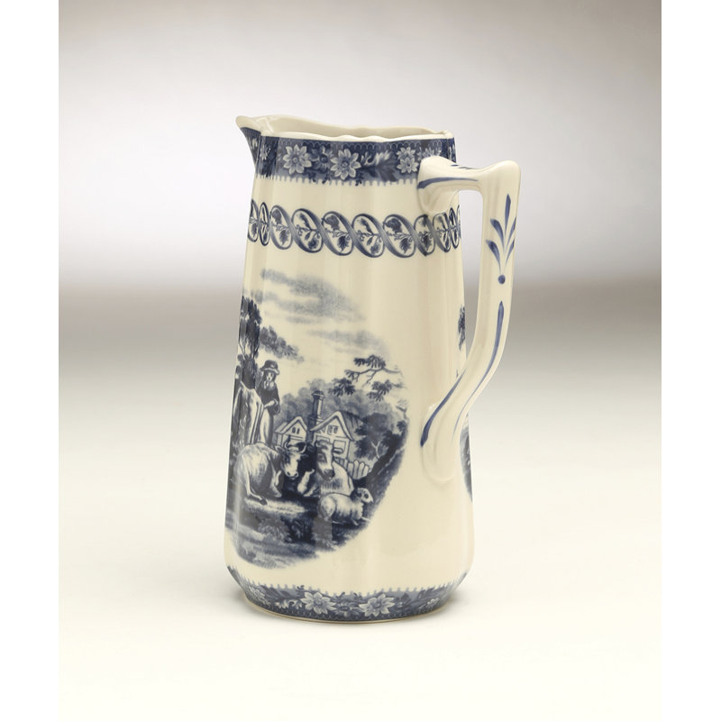 Pichet 40 oz en porcelaine décorative Krout