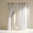 Double Layer Curtains Set - Sheer & Blackout Room Darkening Panels With Grommet Top, Energy Efficient Window Treatment, 2-Pack-802587174-802587172