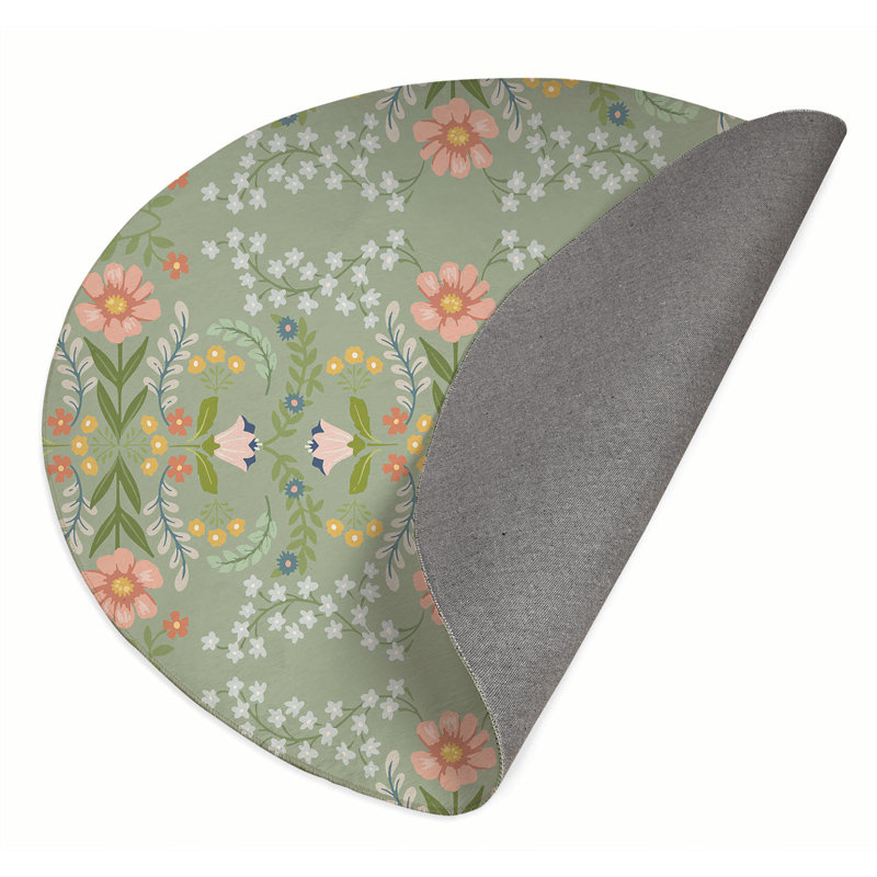 Cecelia Outdoor Rug, Round 5'