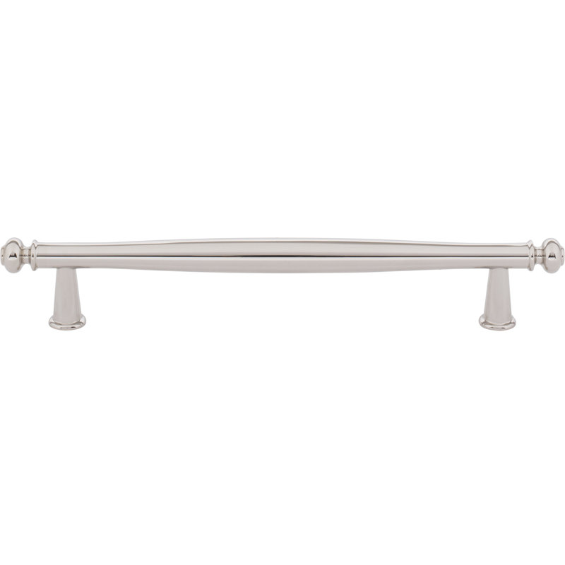 Coddington Bar Pull, Polished Nickel, 6 5/16" Center To Center