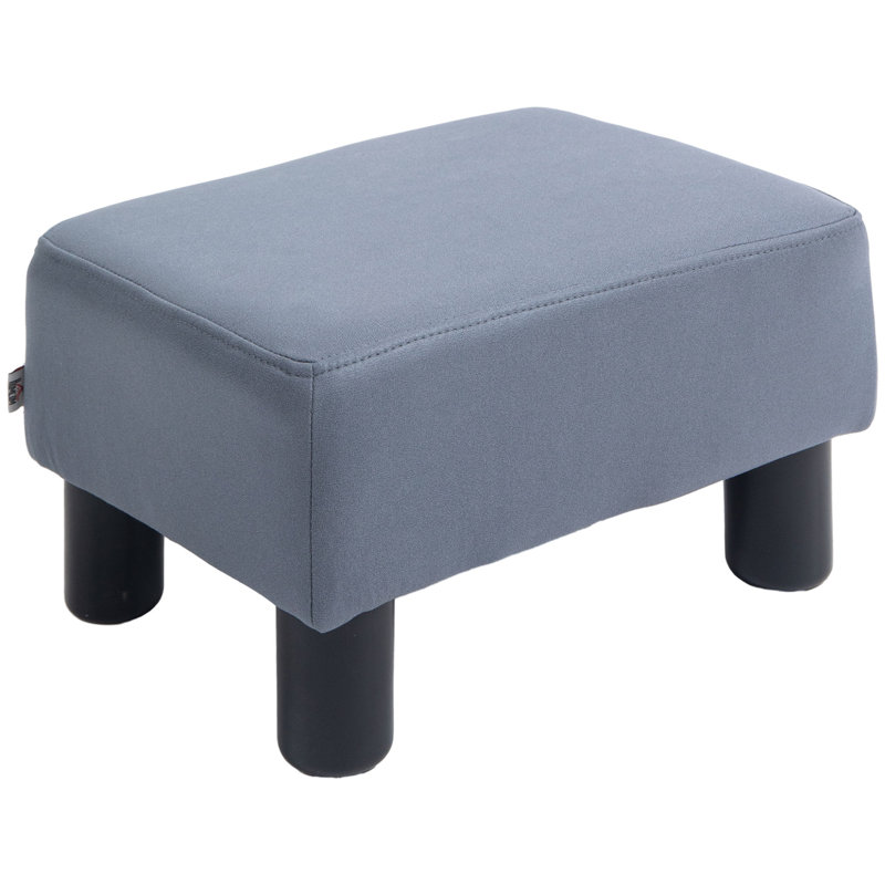 Andorra 40cm Wide Rectangle Solid Colour Footstool Ottoman
