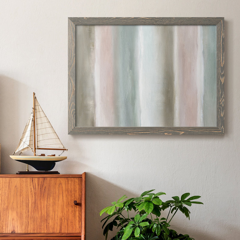 Rainbow Sherbert - reproduction d'art sur toile, H 20 po x l 24 po x P 1 po, Gris