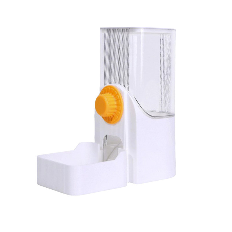 Distributeur d'eau mural et distributeur d'eau automatique pour petits lapins hamsters, 8,85 x 8,26 po, blanc, White